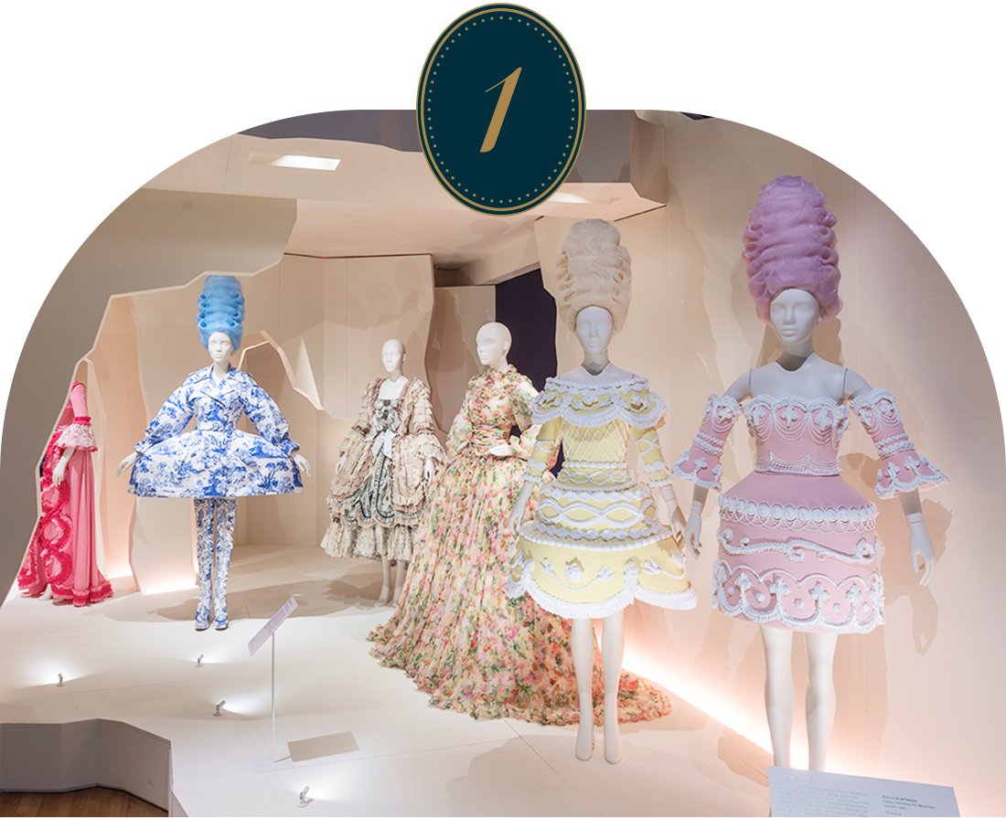 ヴィクトリア&アルバート博物館(ロンドン)の展示風景